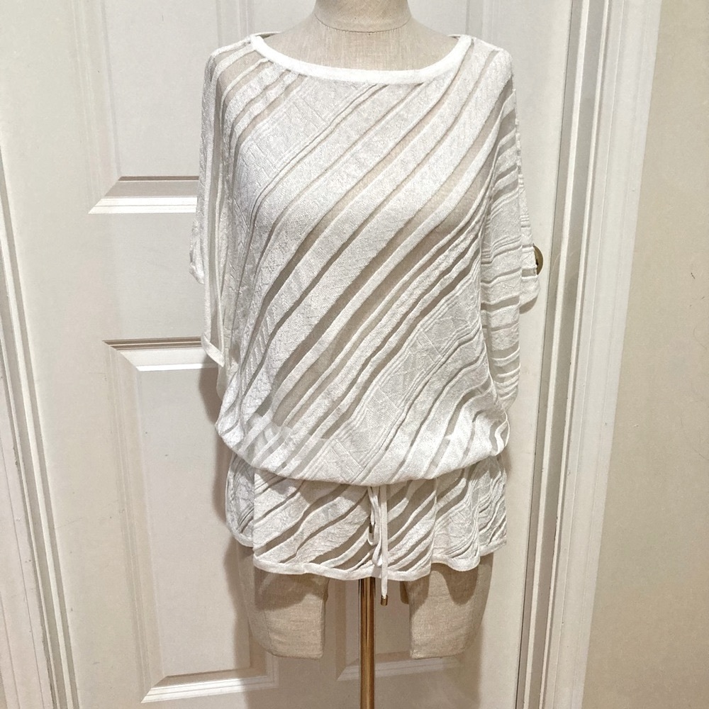 WHBM Top/Tunic/ Dress White